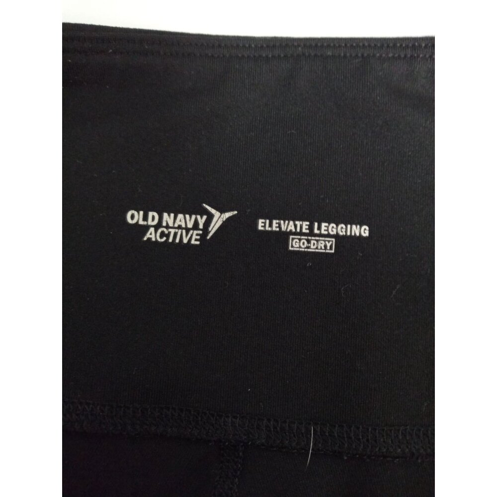 Old Navy Black High-Waist Leggings - Picture 3 of 3